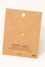 Load image into Gallery viewer, Happy Face Charm Necklace
