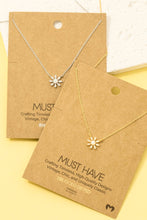 Load image into Gallery viewer, Opal Flower Charm Necklace
