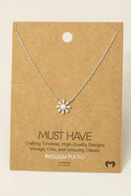 Load image into Gallery viewer, Opal Flower Charm Necklace
