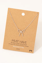 Load image into Gallery viewer, Bow Charm Necklace
