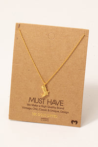 Cowboy Boots Charm Necklace