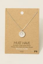 Load image into Gallery viewer, Circle Stud Charm Necklace
