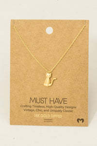 Cat Charm Necklace