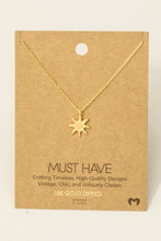 Load image into Gallery viewer, Sun Charm Necklace
