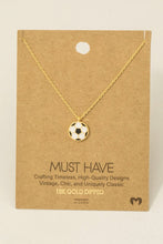 Load image into Gallery viewer, Soccer Charm Necklace
