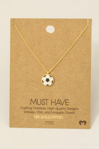 Soccer Charm Necklace