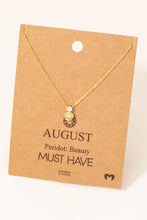 Load image into Gallery viewer, Birthstone Charm Necklace
