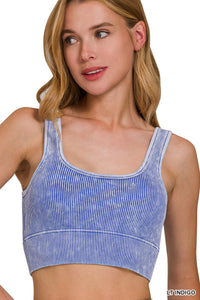 Indigo Ribbed Brami