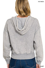 Load image into Gallery viewer, Sleet Crop Washed Hoodie
