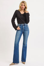 Load image into Gallery viewer, Mary Dark High Rise Flare Denim 21438
