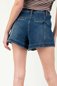 Layered Seamed Shorts