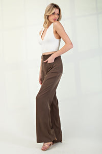 Espresso Straight Leg Pants