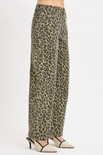 Load image into Gallery viewer, Tara Leopard Barrel Jeans
