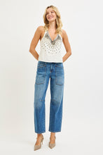 Load image into Gallery viewer, Gina Patch Pocket Barrel Jeans
