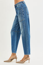 Load image into Gallery viewer, Gina Patch Pocket Barrel Jeans
