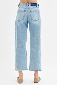Carrie Light Cropped Barrel Denim
