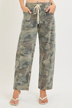 Load image into Gallery viewer, Risen Grace Camo Barrel Denim
