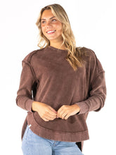 Load image into Gallery viewer, Cocoa Waffle Pullover
