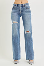 Load image into Gallery viewer, Kim Mid Rise Straight Denim 21909
