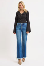 Load image into Gallery viewer, Amelia Straight Fray Hem Denim

