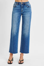 Load image into Gallery viewer, Risen Jenna Mid Rise Cut Hem Denim
