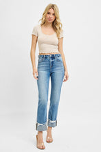 Load image into Gallery viewer, Catherine Tummy Control Cuffed Denim
