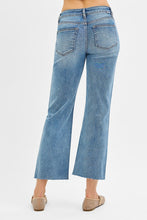 Load image into Gallery viewer, Taylor Straight Crop Rhinestone Jeans
