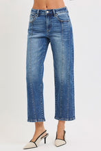 Load image into Gallery viewer, Risen Amy Side Seam Crop Denim
