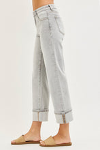 Load image into Gallery viewer, Risen Michelle Straight Grey Denim
