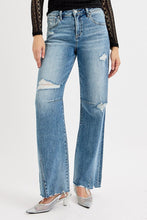 Load image into Gallery viewer, April Slouchy Wide Denim - Plus 21243
