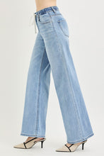 Load image into Gallery viewer, Risen Chloe Wide Leg Drawstring Denim - Plus
