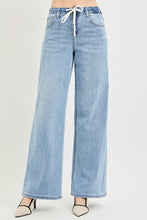 Load image into Gallery viewer, Risen Chloe Wide Leg Drawstring Denim - Plus
