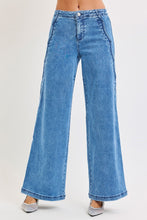 Load image into Gallery viewer, Nicole Scalloped Wide Denim
