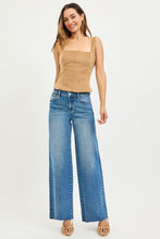 Load image into Gallery viewer, Adrian Wide Leg Raw Hem Denim
