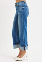 Load image into Gallery viewer, Carrie Mid Rise Crop Cuffed Jeans
