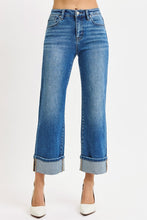 Load image into Gallery viewer, Carrie Mid Rise Crop Cuffed Jeans
