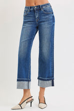 Load image into Gallery viewer, Risen Mandy Cuffed Straight Denim
