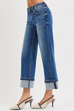 Load image into Gallery viewer, Risen Mandy Cuffed Straight Denim
