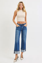 Load image into Gallery viewer, Risen Mandy Cuffed Straight Denim
