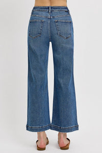 Paige Front Yoke Wide Denim