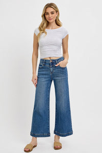 Paige Front Yoke Wide Denim