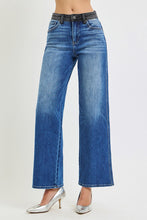 Load image into Gallery viewer, Karie Wide Leg Black Band Denim
