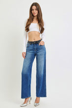 Load image into Gallery viewer, Karie Wide Leg Black Band Denim
