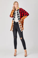 Load image into Gallery viewer, Ombre Blocked Plaid Top
