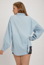 Load image into Gallery viewer, Claire Snap Denim Top
