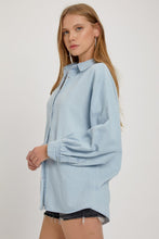 Load image into Gallery viewer, Claire Snap Denim Top
