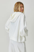 Load image into Gallery viewer, White Zip Hoodie
