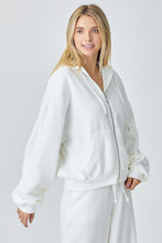 Load image into Gallery viewer, White Zip Hoodie

