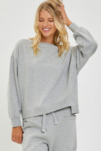 Load image into Gallery viewer, Heather Step Hem Sweatshirt
