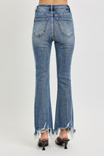 Load image into Gallery viewer, Risen Emelia Crop Flare Frayed Hem Denim
